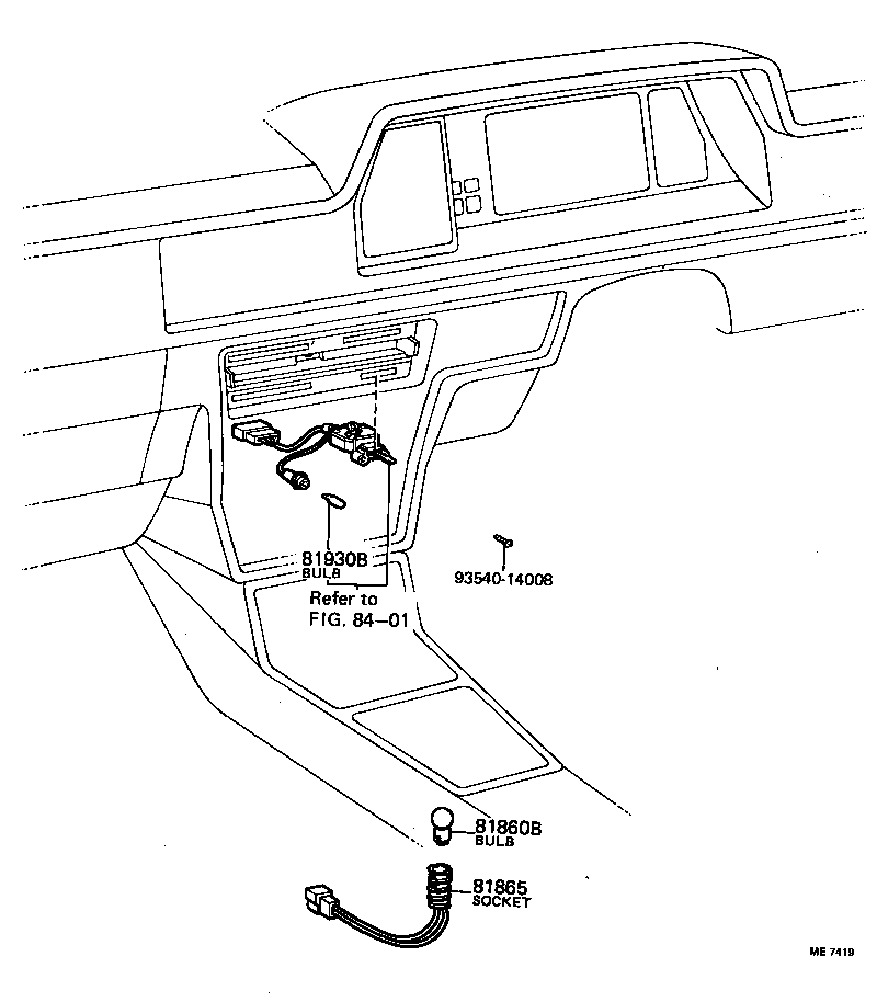 35906-22020 SOCKET AND WIRE, TRANSMISSION INDICATOR LAMP product image