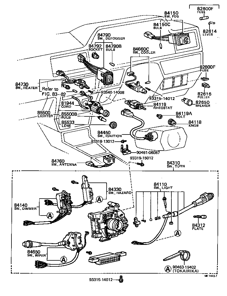83320-19306 GAGE ASSY, FUEL SENDER product image