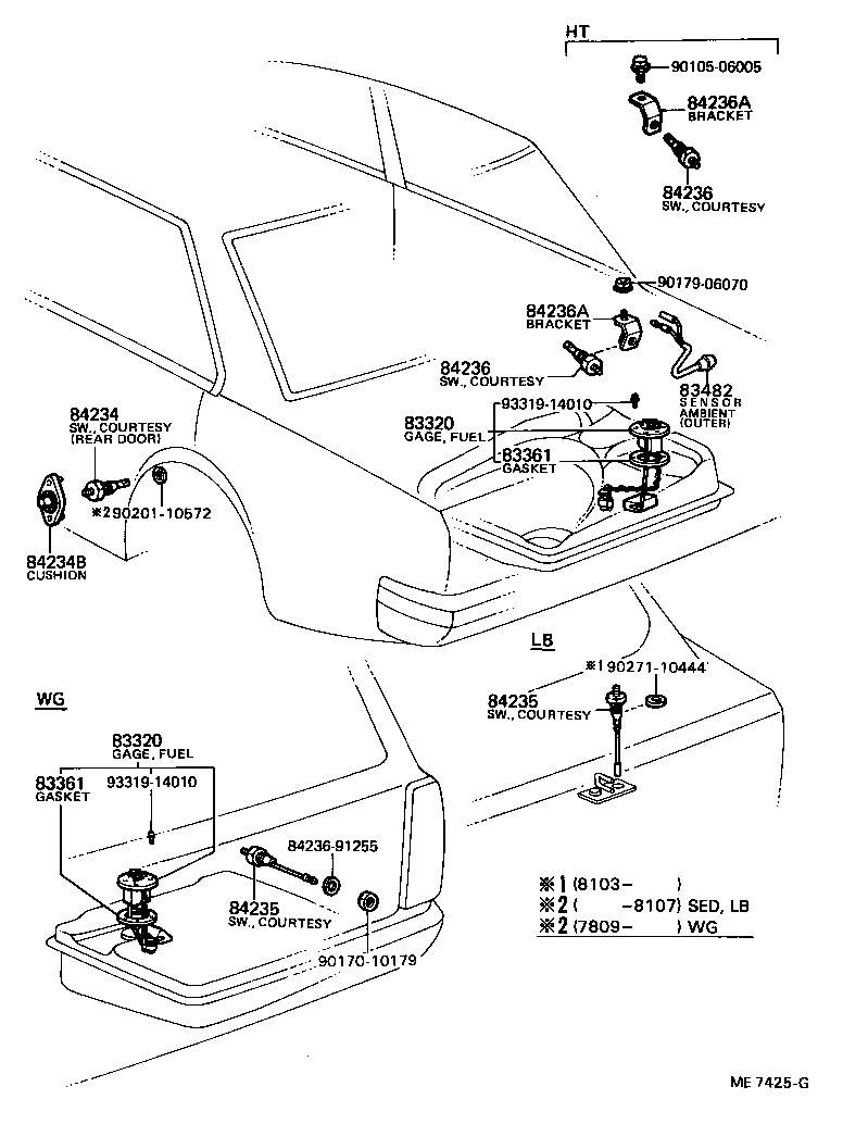 83320-19306 GAGE ASSY, FUEL SENDER product image