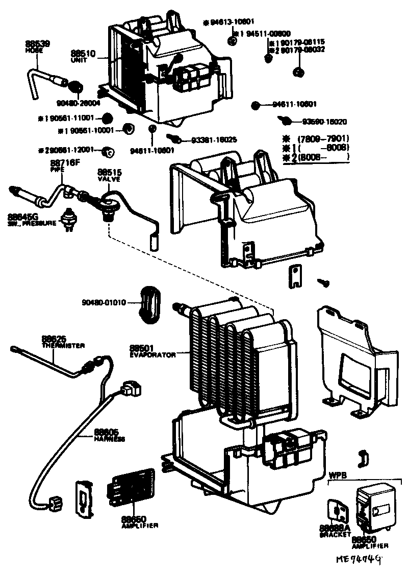 Toyota 88510-20260 UNIT ASSY, COOLER