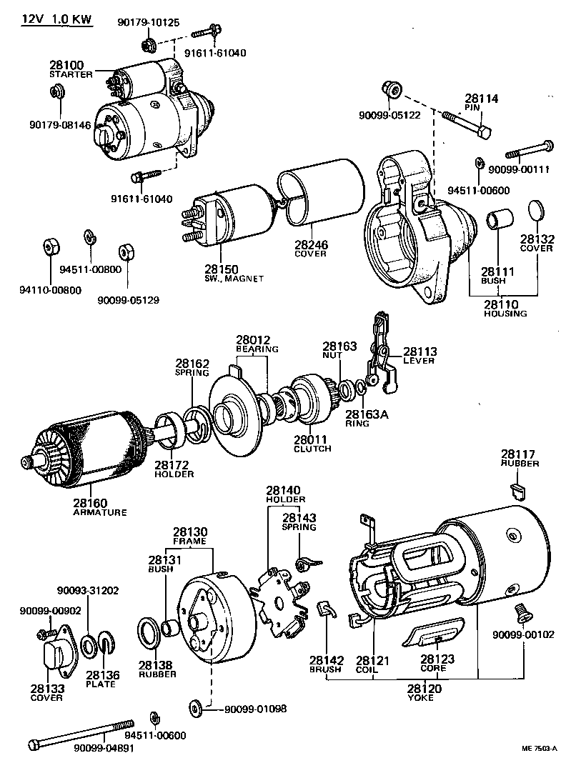 28110-31020 HOUSING ASSY, STARTER DRIVE product image