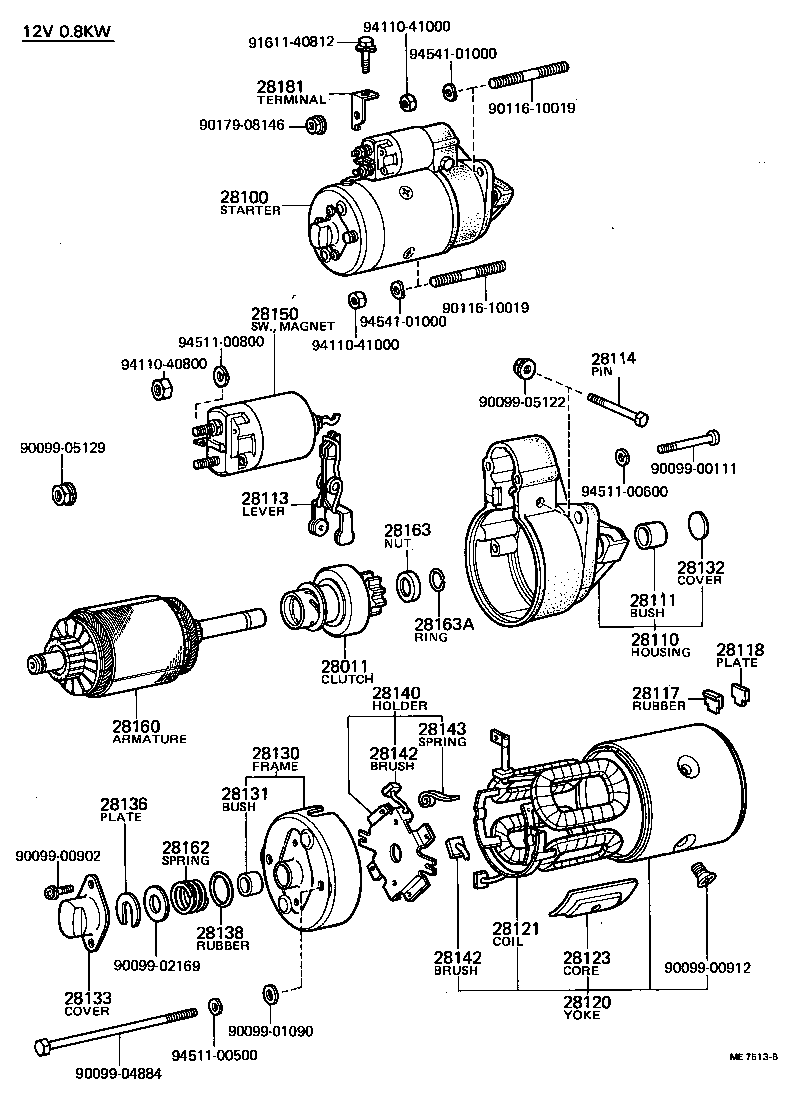28110-31020 HOUSING ASSY, STARTER DRIVE product image