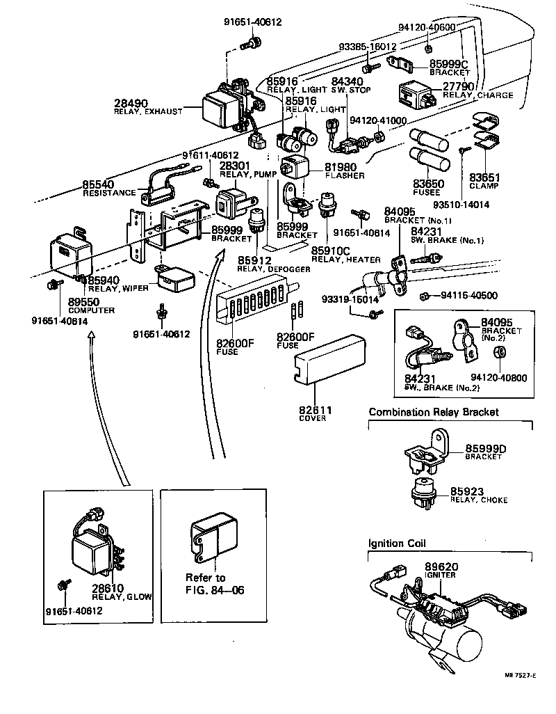 27679-57010 BRACKET, EXHAUST BRAKE(FOR SOLENOID) product image