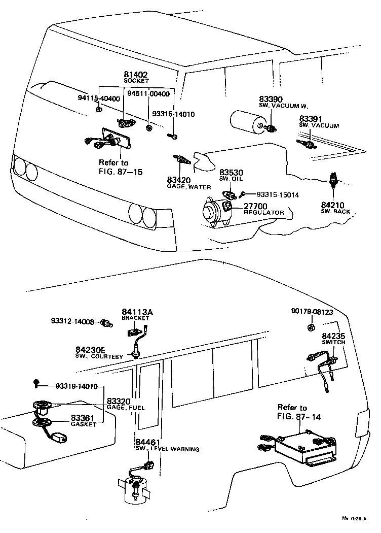 27751-57010 BRACKET, GENERATOR REGULATOR product image