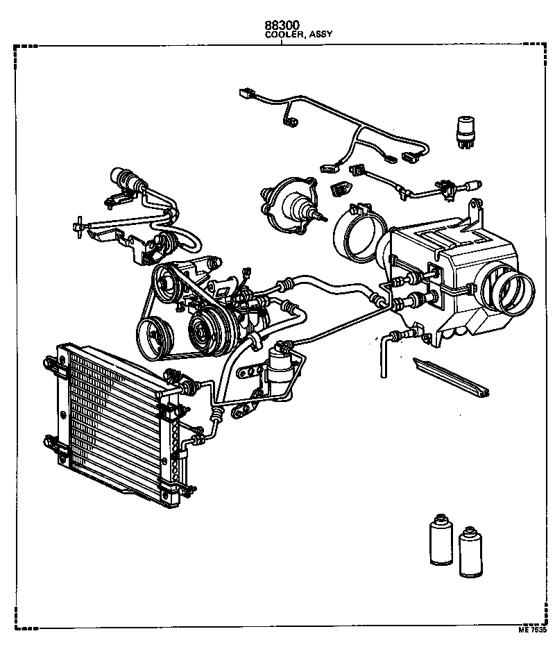 88300-16050 COOLER & ACCESSORY ASSY product image