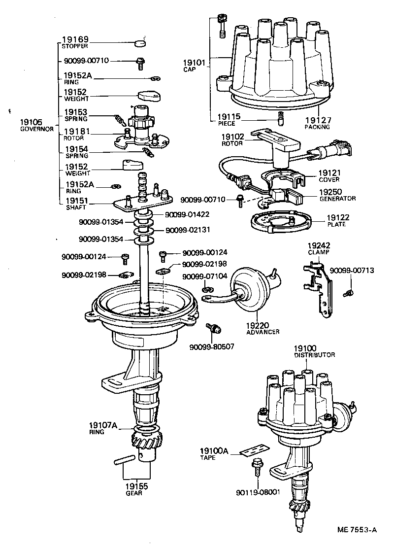 90099-14017 RING, O, DISTRIBUTOR HOUSING product image
