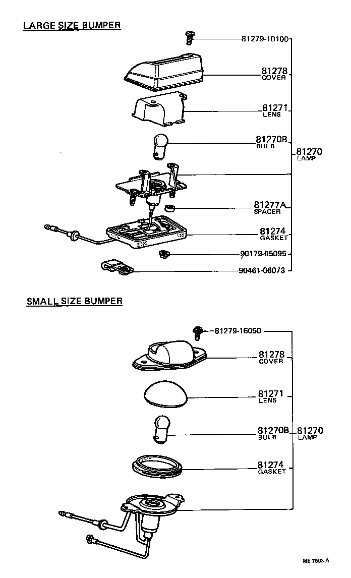 81276-22110 COVER, LICENSE PLATE LAMP product image