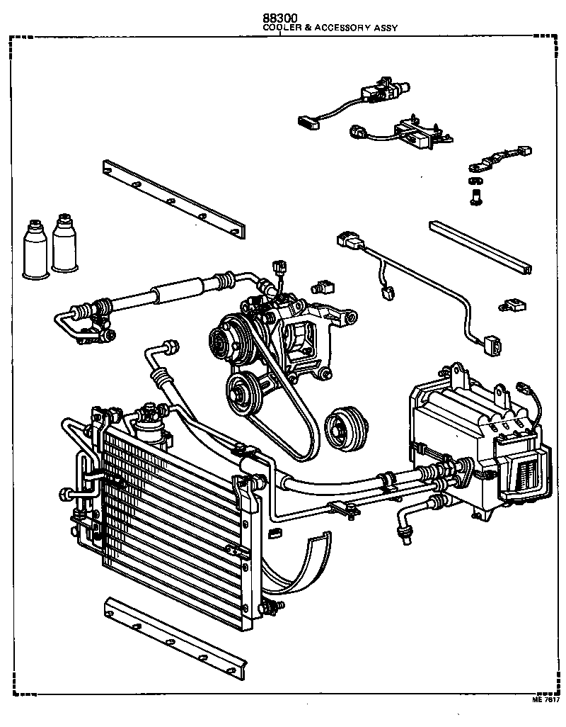 88300-20601 COOLER & ACCESSORY ASSY product image