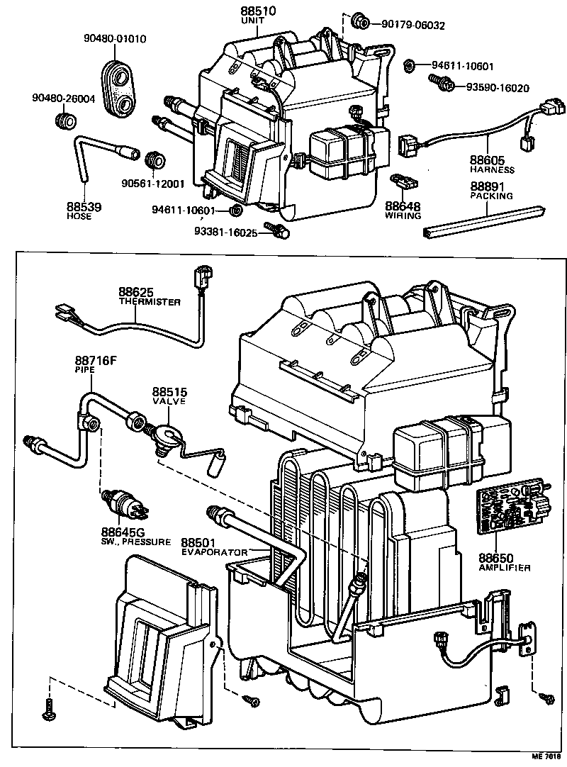 88605-20190 HARNESS SUB-ASSY, COOLER WIRING, NO.1 product image