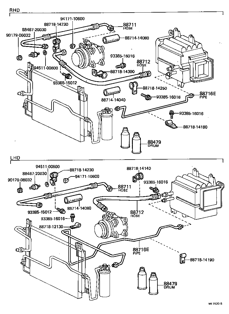 88472-20060 BRACKET, RECEIVER TANK, NO.1 product image