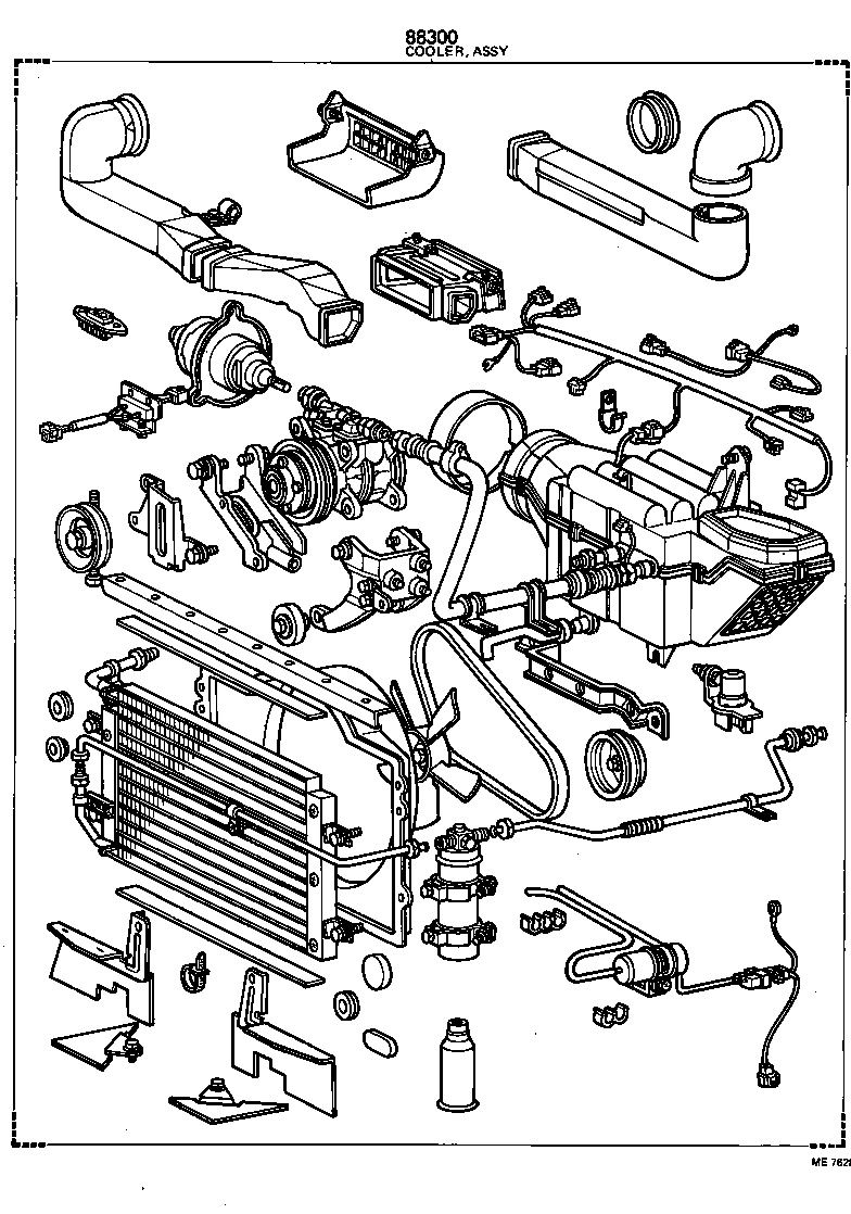 88300-89121 COOLER & ACCESSORY ASSY product image