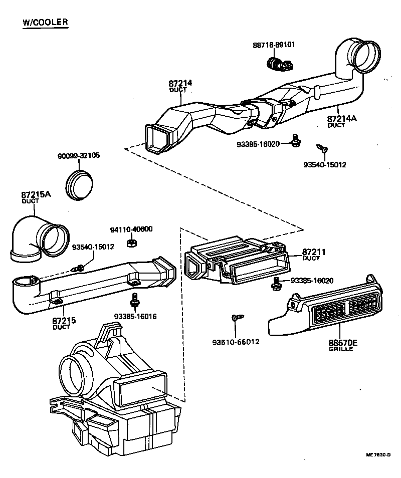 55910-89111 CONTROL ASSY, HEATER OR BOOST VENTILATOR product image