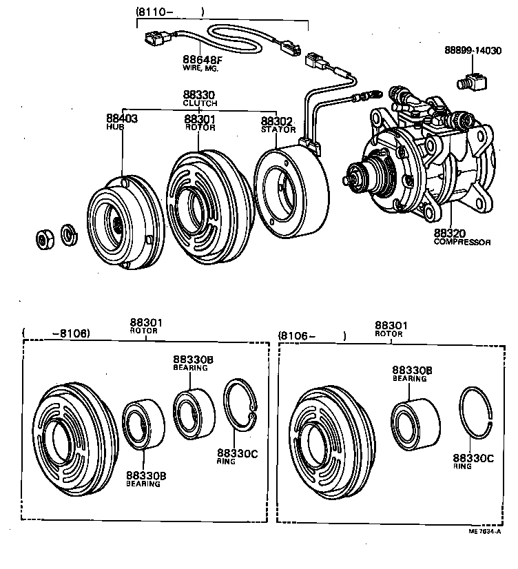 88320-35100 COMPRESSOR ASSY, COOLER product image
