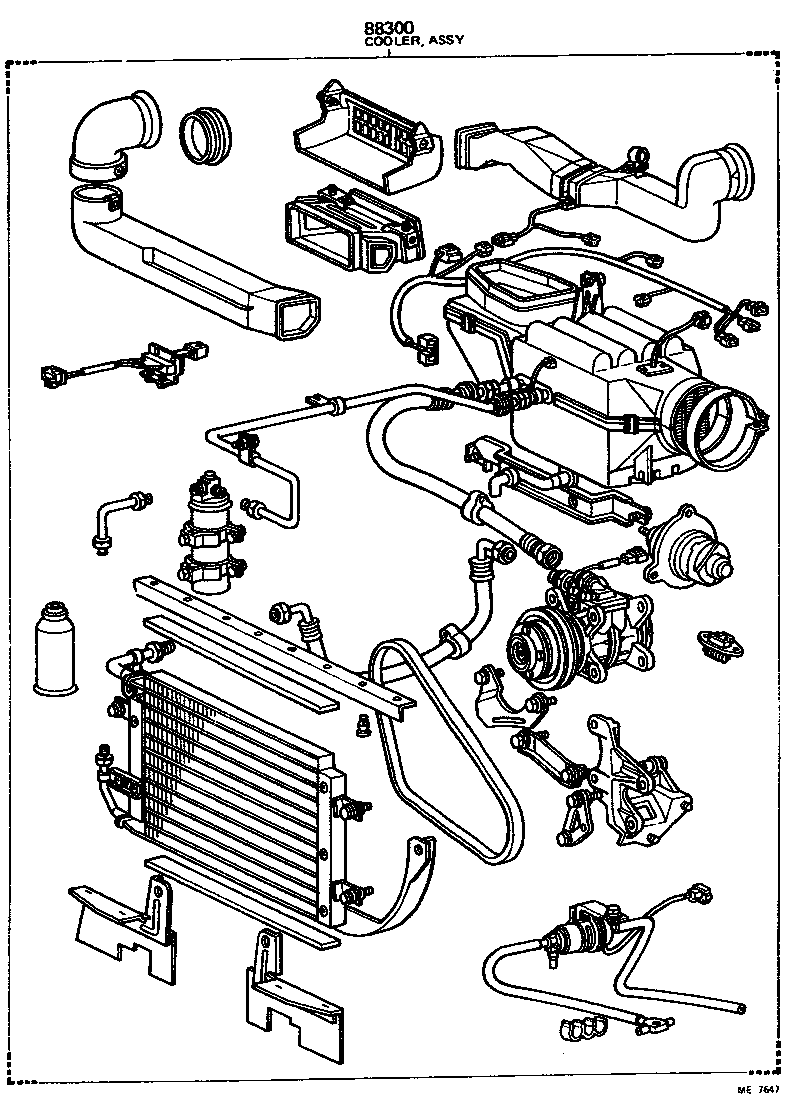 88300-89168 COOLER & ACCESSORY ASSY product image