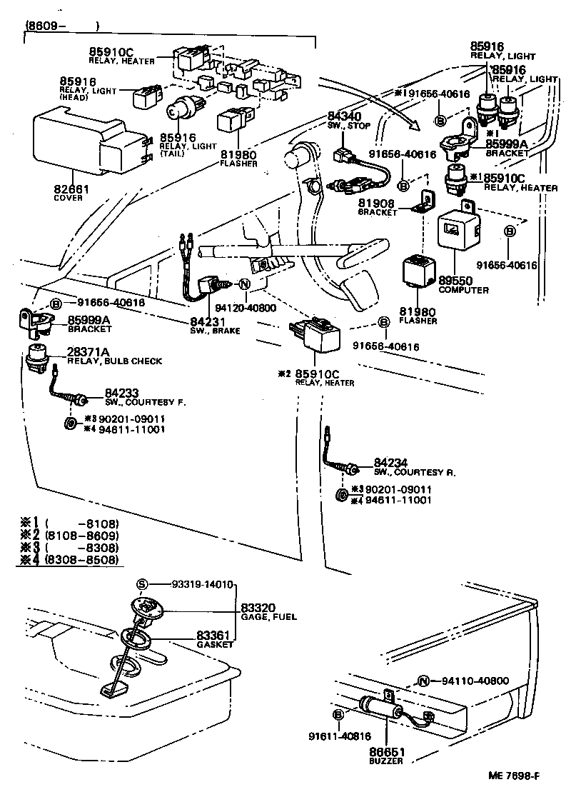 83320-39205 GAGE ASSY, FUEL SENDER product image