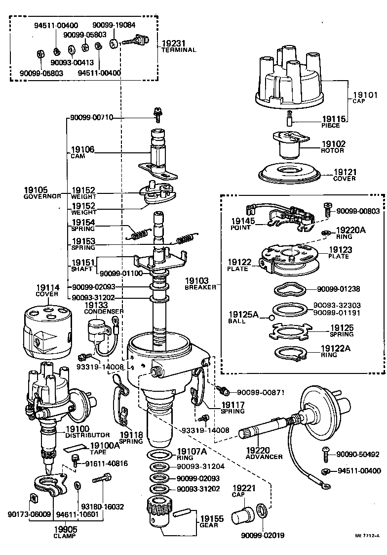 19250-13150 GENERATOR ASSY, SIGNAL product image