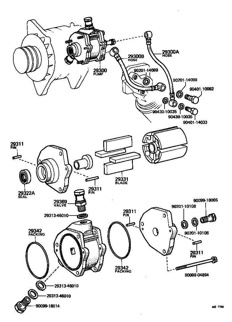 29300-48030 PUMP ASSY, VACUUM product image