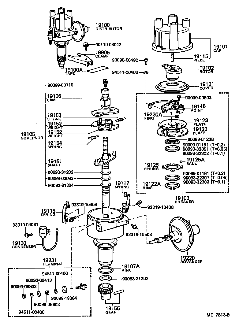 19105-13040 GOVERNOR SUB-ASSY product image
