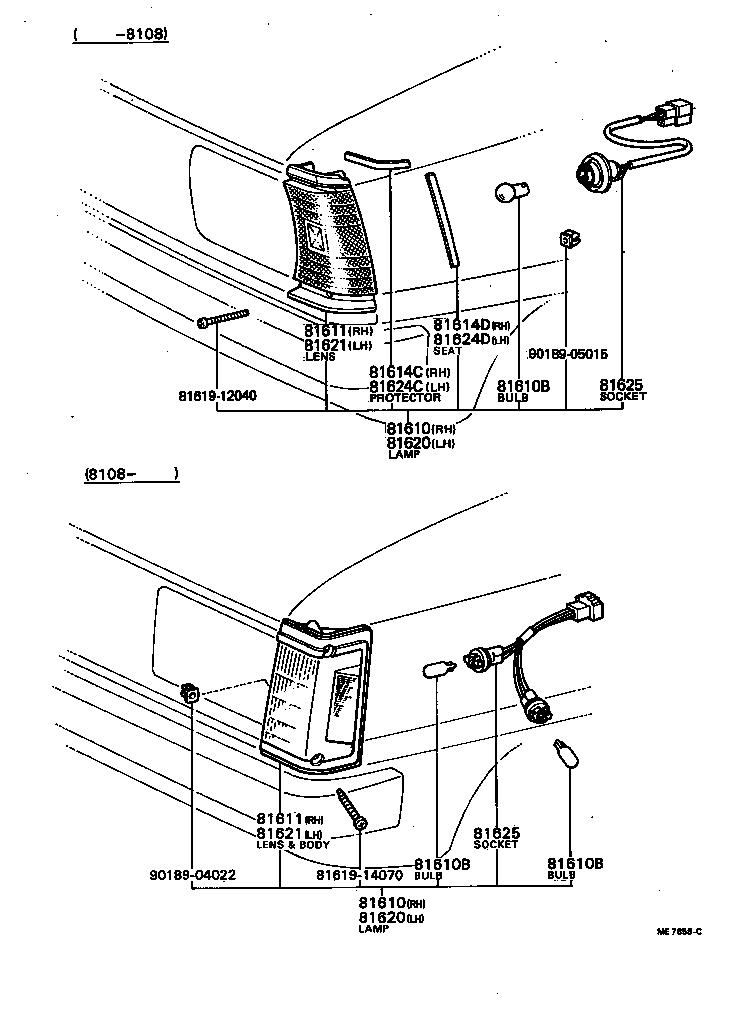 81610-19205 LAMP ASSY, PARKING & CLEARANCE, RH product image