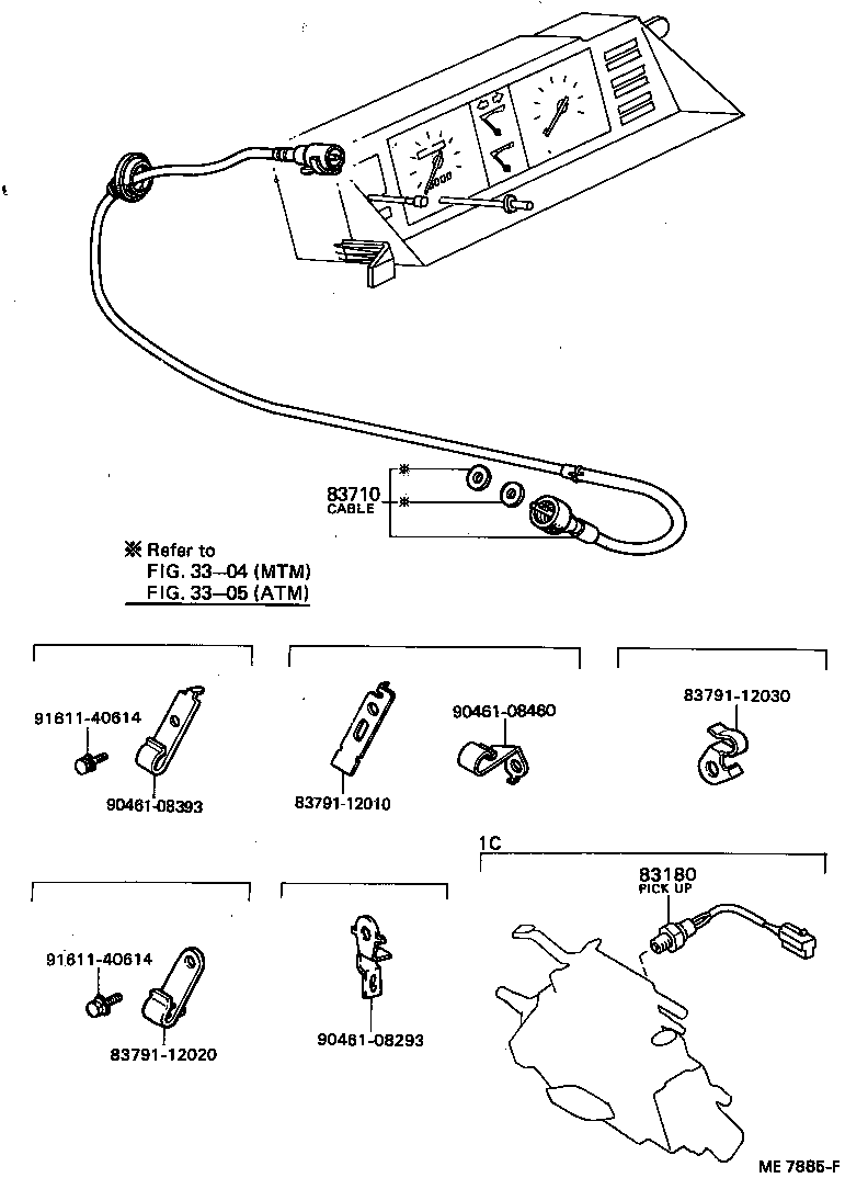 83132-12830 CASE, COMBINATION METER product image