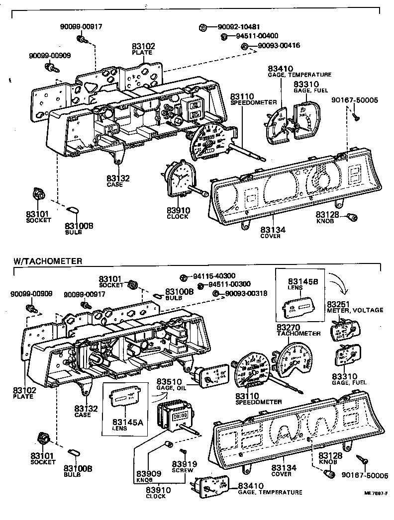 83132-12290 CASE, COMBINATION METER product image