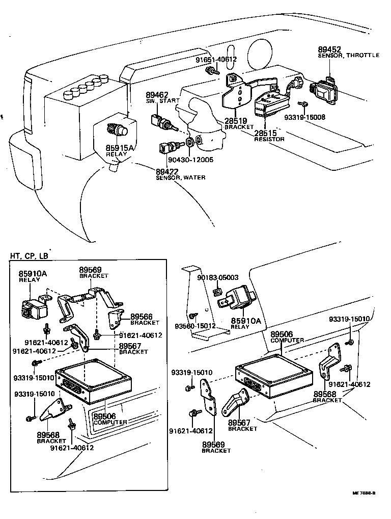 85959-12010 HOLDER, RELAY product image