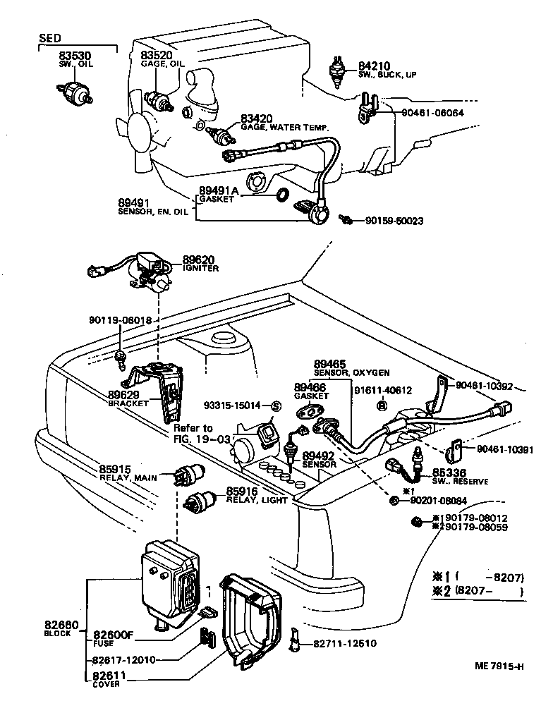 89437-12040 COVER, SENSOR product image