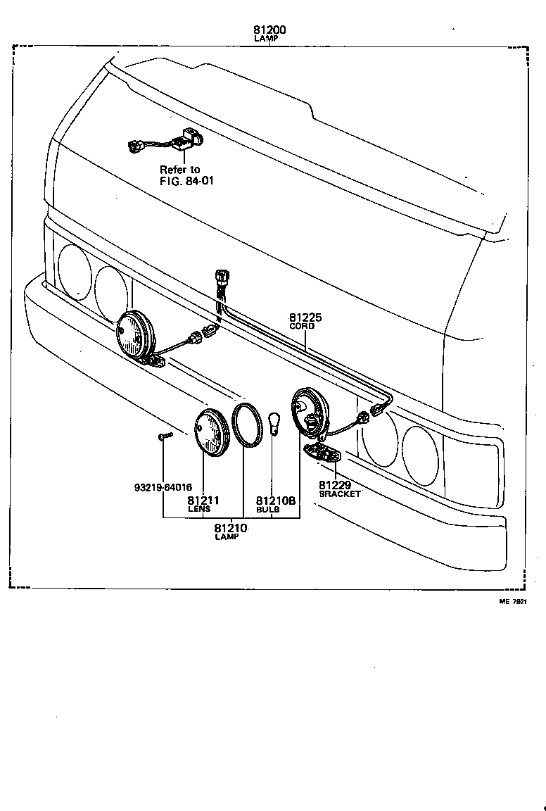 81201-95013 LAMP ASSY, FOG product image