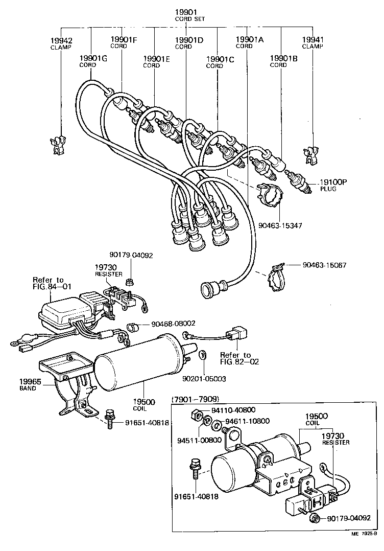 19871-47010 CONNECTOR, GLOW PLUG NO.1 product image