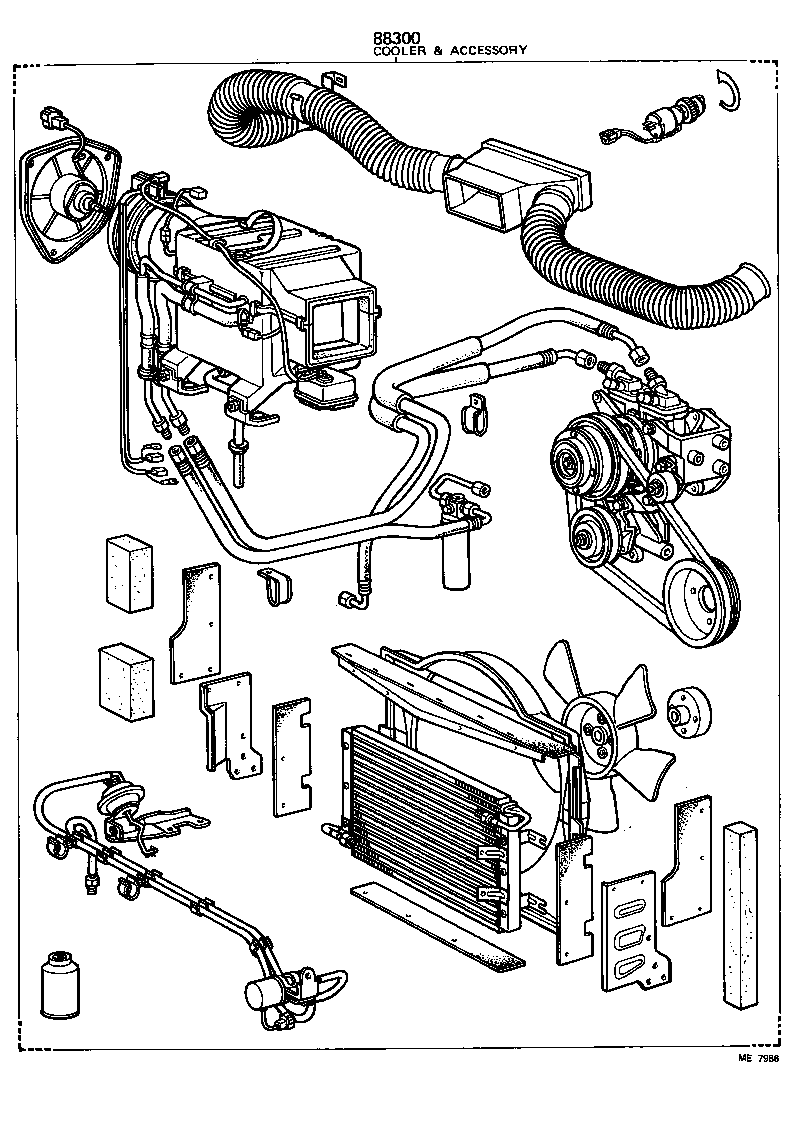 88300-95012 COOLER & ACCESSORY ASSY product image