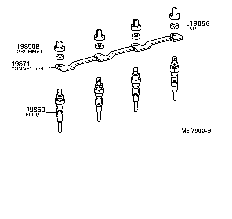 19968-70010 BRACKET, IGNITION COIL product image