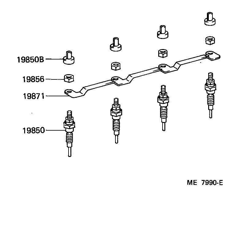 19968-73010 BRACKET, IGNITION COIL product image