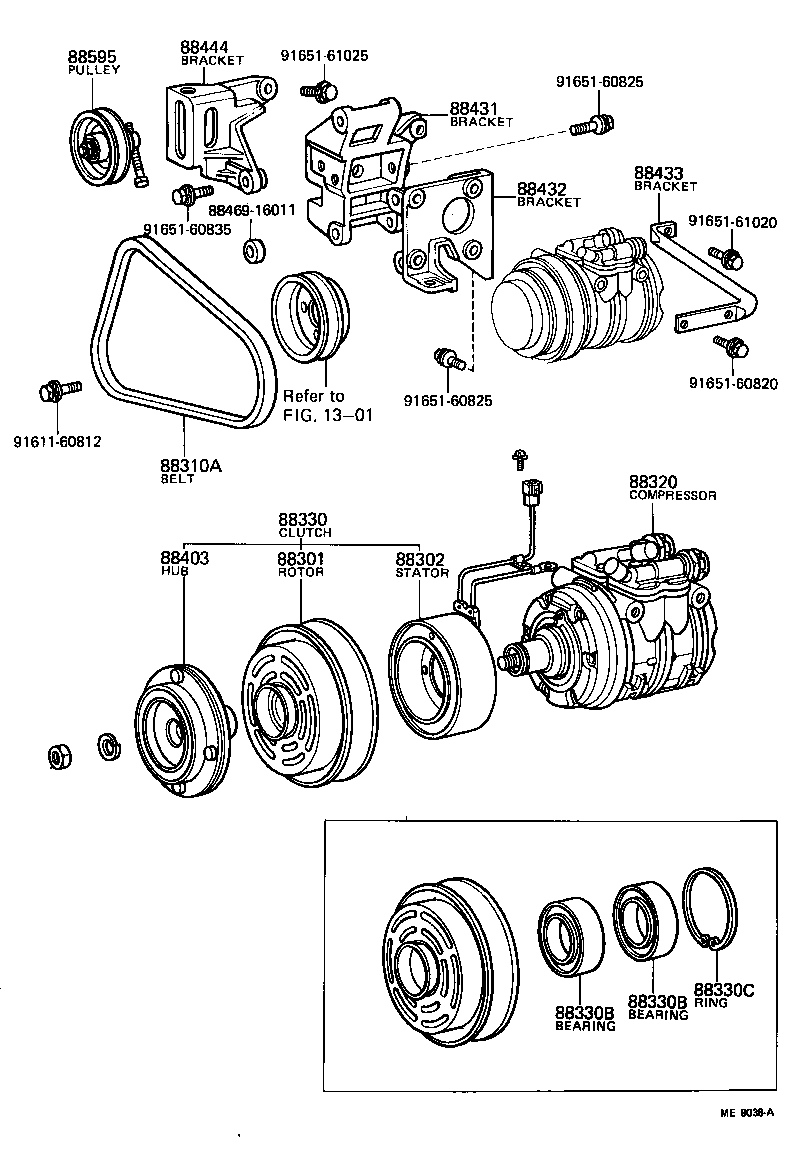 Toyota 88313-12060 SHOE, PISTON