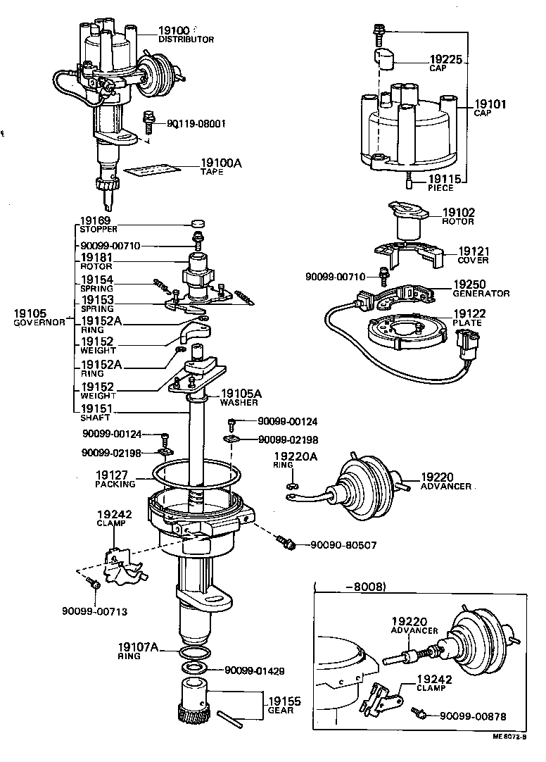 19105-13011 GOVERNOR SUB-ASSY product image