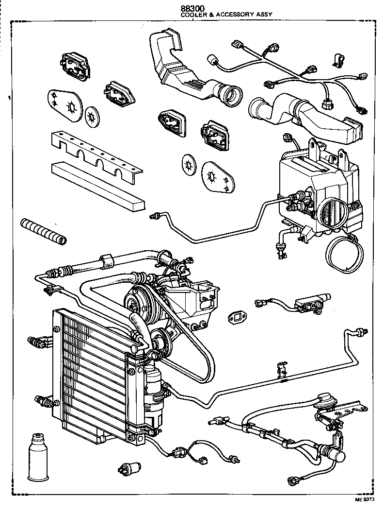 88300-12880 COOLER & ACCESSORY ASSY product image