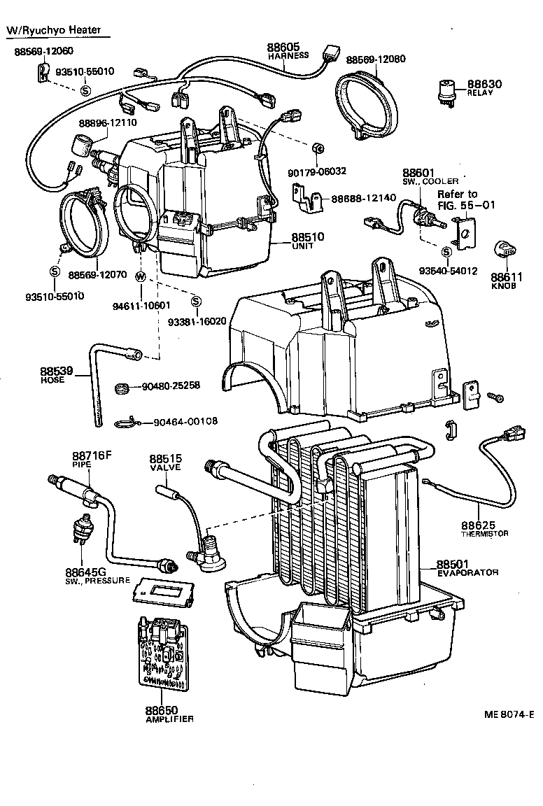 88515-14040 VALVE, COOLER EXPANSION product image