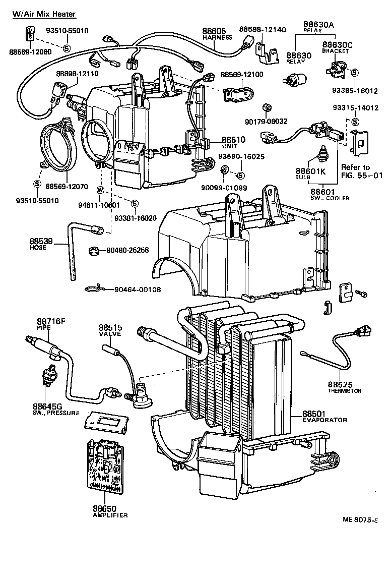 88515-14040 VALVE, COOLER EXPANSION product image