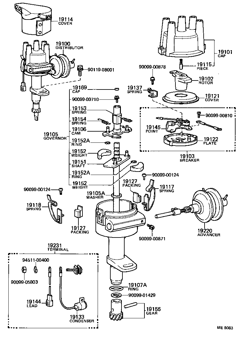 19153-26300 SPRING, GOVERNOR, A product image
