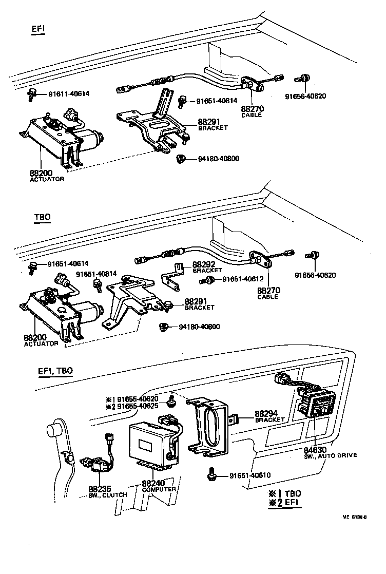 88240-30040 COMPUTER ASSY, CRUISE CONTROL product image
