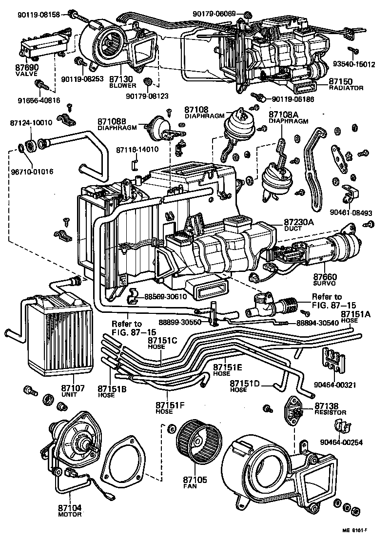 87138-30241 RESISTOR, HEATER BLOWER product image