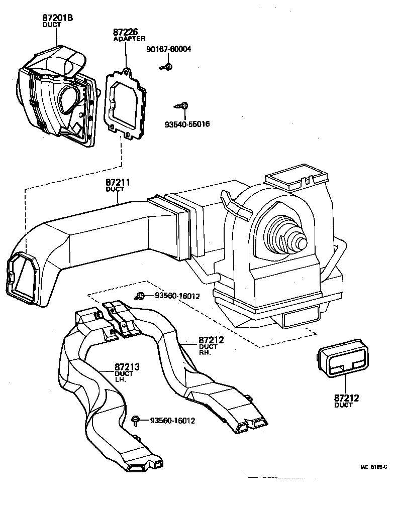 55907-30100 CABLE SUB-ASSY, TEMPERATURE DAMPER CONTROL product image