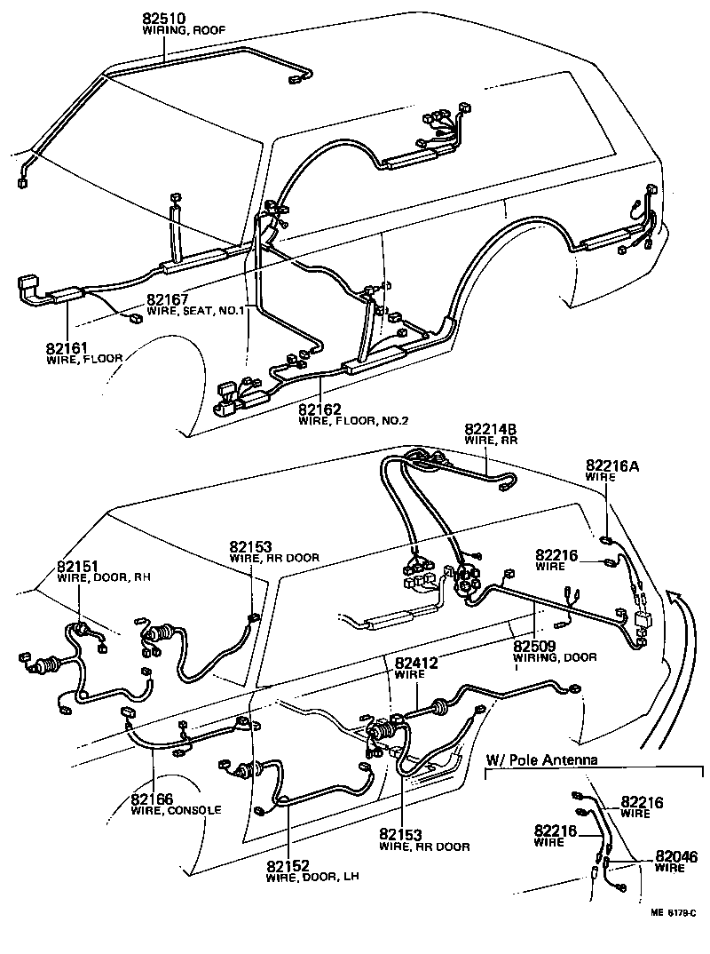 82020-30631 WIRE, ENGINE ROOM MAIN product image