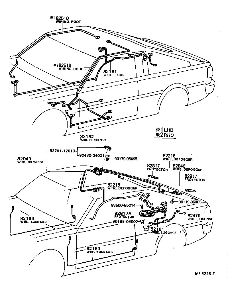 82817-12400 PROTECTOR, WIRING HARNESS, NO.1 product image