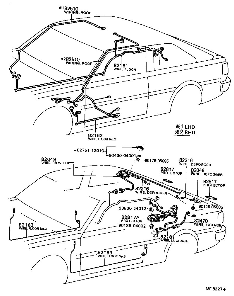 82817-12400 PROTECTOR, WIRING HARNESS, NO.1 product image