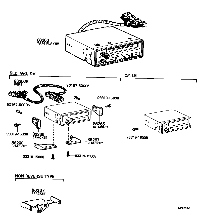 86207-12010 BRACKET, RADIO, NO.1 product image