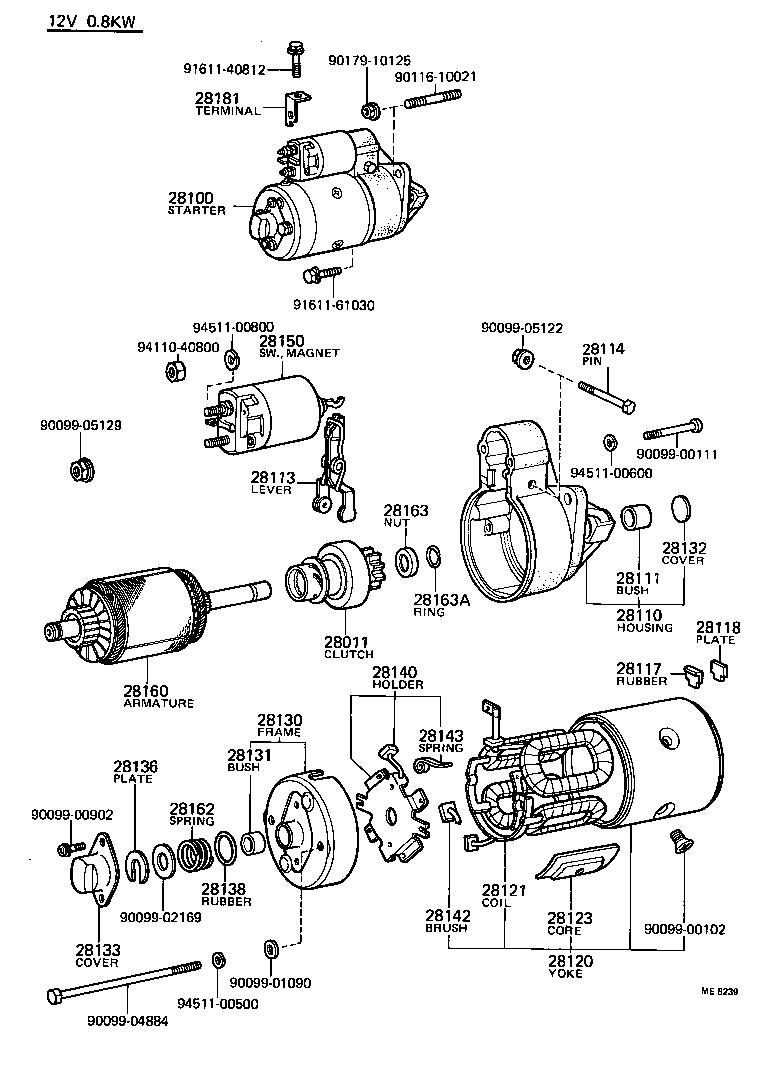 28110-31020 HOUSING ASSY, STARTER DRIVE product image