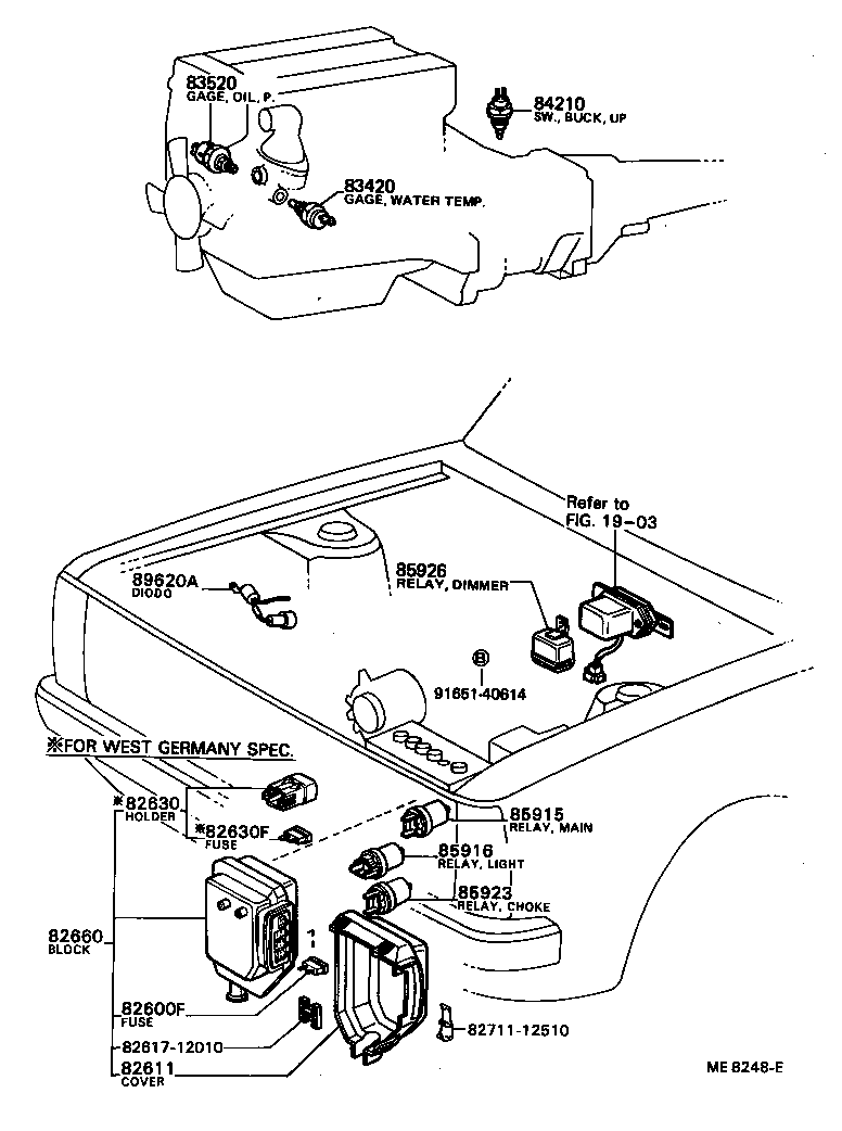 28631-64010 SENSOR, GLOW PLUG CURRENT product image