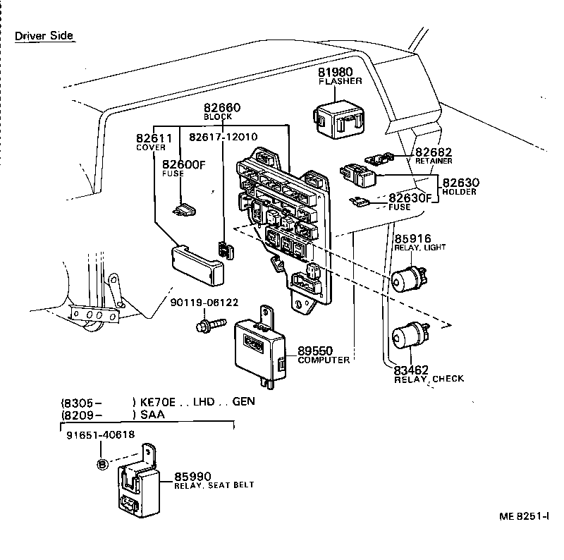 28631-64010 SENSOR, GLOW PLUG CURRENT product image