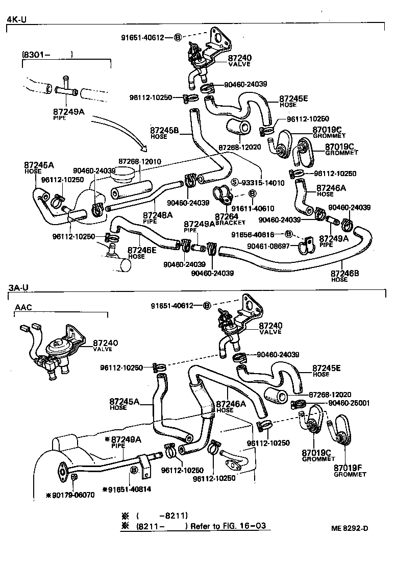 88670-12020 VALVE ASSY, HEATER WATER product image