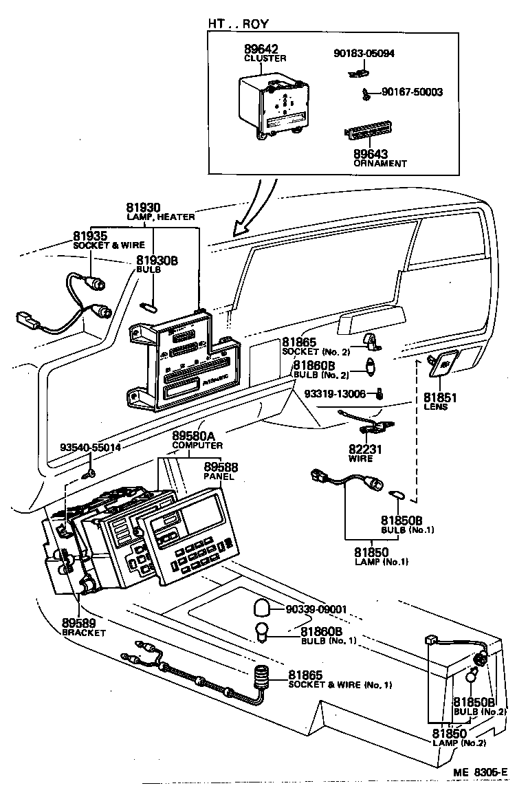89580-30030 COMPUTER ASSY, CRUISE PILOT product image